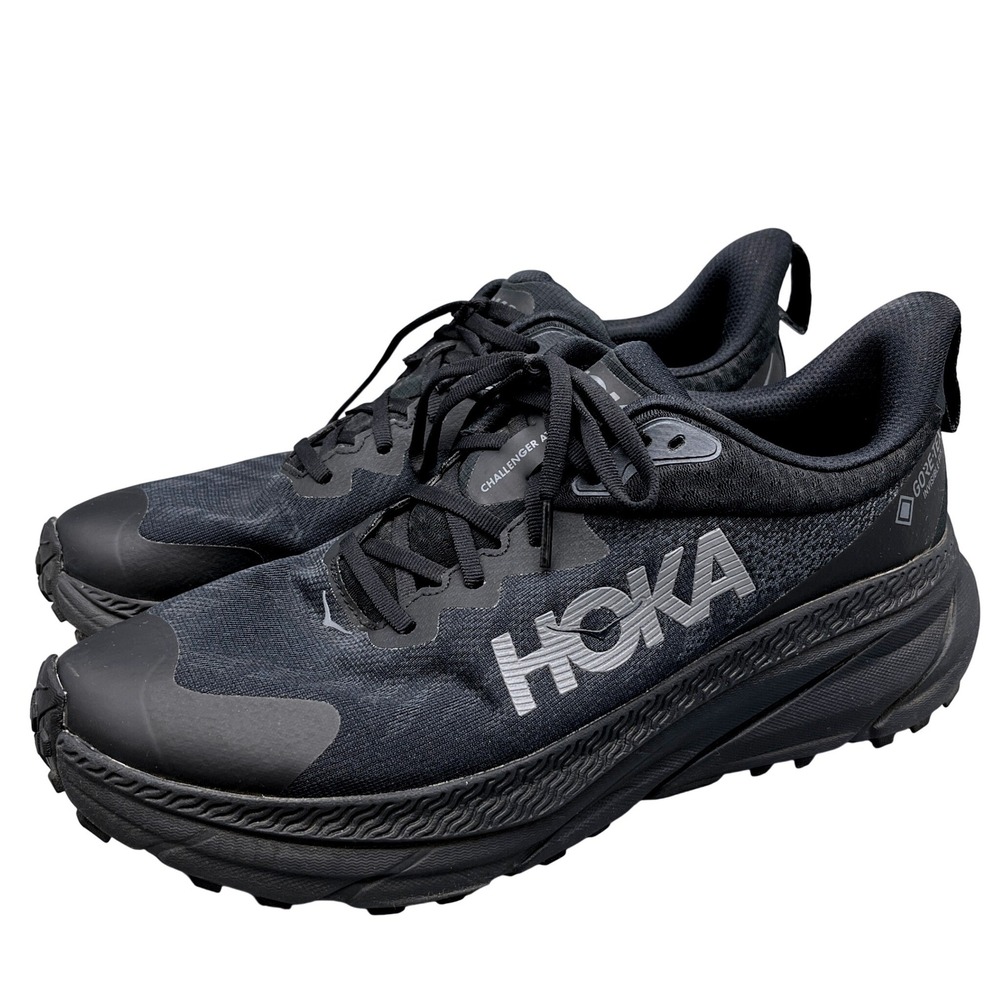 Hoka Challenger ATR 7 GTX Trail Shoes Mens 11.5 Black Gore Tex Waterproof